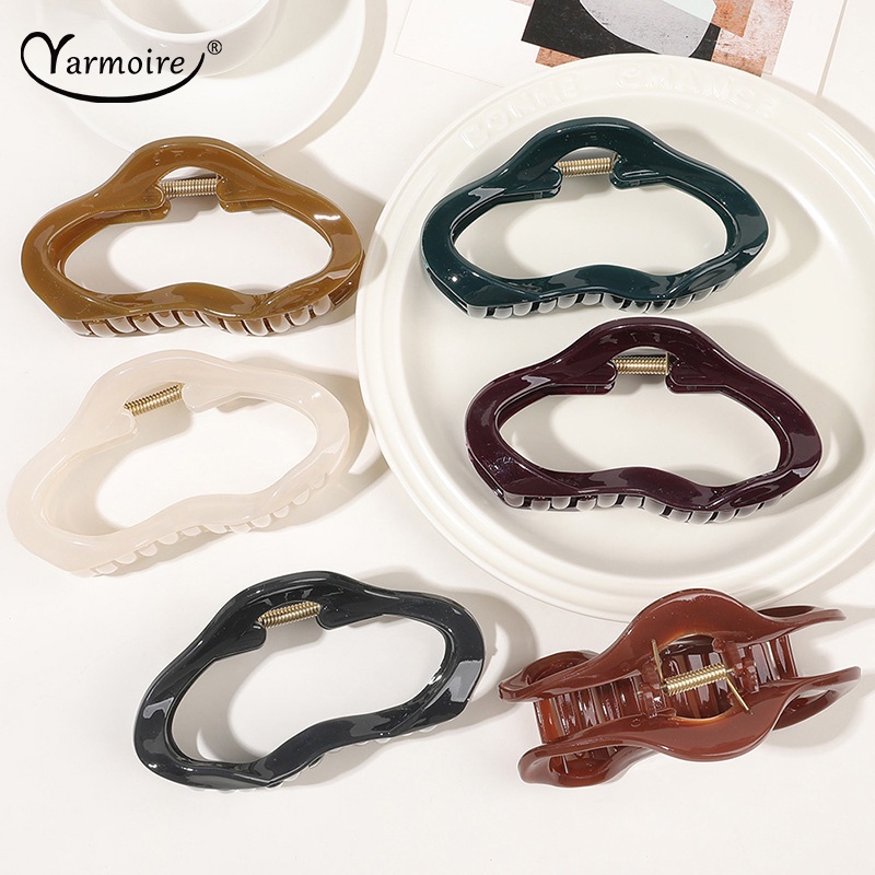 Kẹp Tóc Thiết Kế Hình Đám Mây Phong Cách Retro Hàn Quốc Cho Nữ