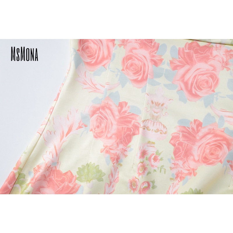 Đầm Hoa Không Tay Hở Vai Thời Trang 2023 Dành Cho Nữ