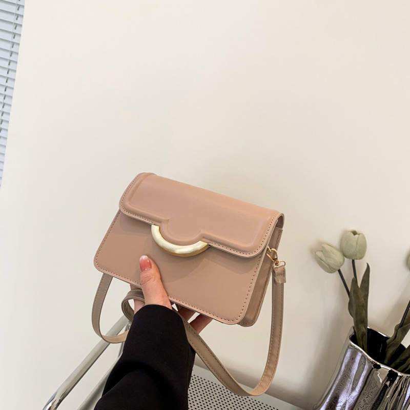 Túi Đeo Chéo Mini Màu Trơn Thời Trang Mùa Xuân 2023 Dành Cho Nữ