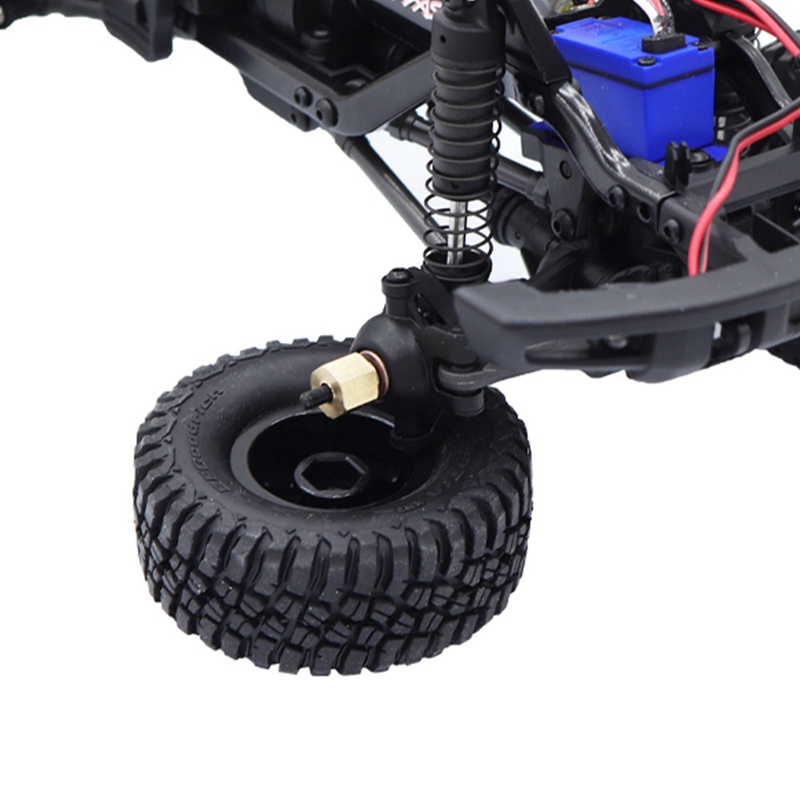 Bộ 4 Bánh Xe Nối Dài Bằng Đồng Thau 9750 Cho Traxxas TRX4M TRX-4M Tỉ Lệ 1 / 18