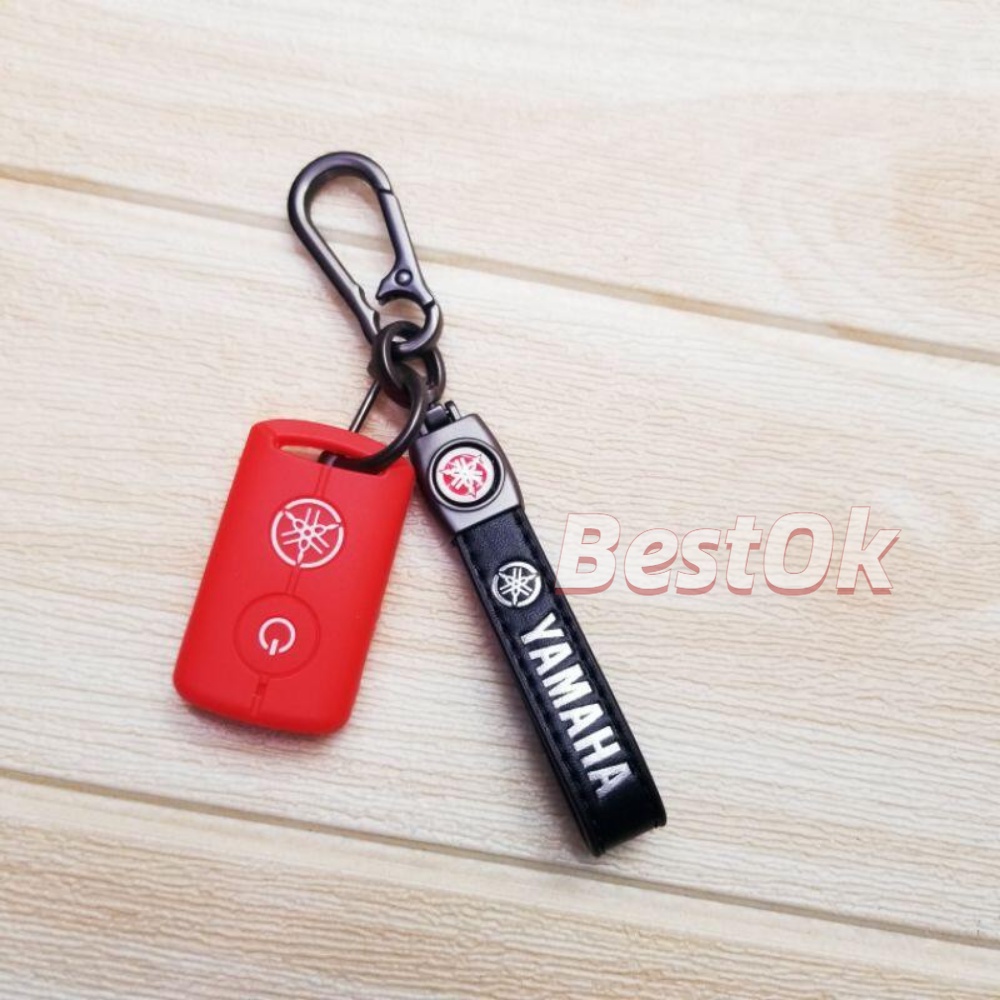 Vỏ Bảo Vệ Chìa Khóa Xe Mô Tô Yamaha NVX / Y16 / AEROX / XMAX Bằng Cao Su Silicone Chất Lượng Cao