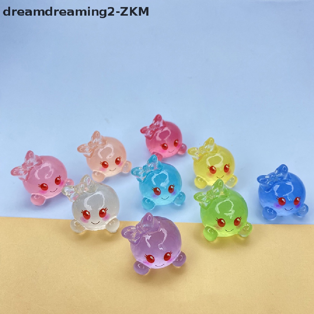 [Dreaming] Bộ 5 Đồ trang trí Búp Bê Resin Huỳnh Quang Mini Trang Trí Thủ Công