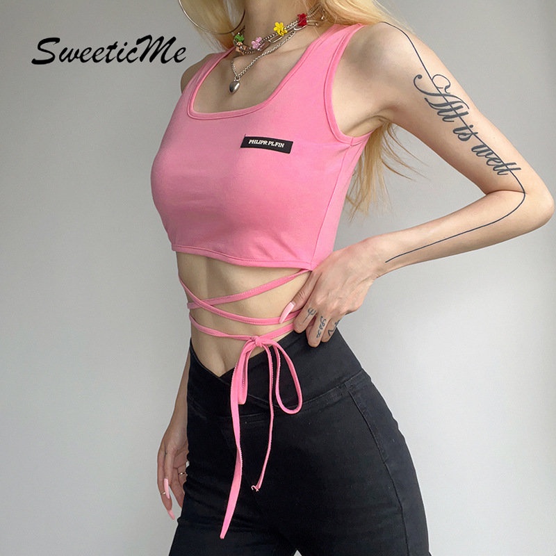 Áo Tank Top Ôm Dáng Màu Trơn Lưng Cao Thời Trang Mới 2023 Cho Nữ