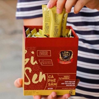 (Ship hỏa tốc) Cà Phê Sâm Ginseng kháng mỡ, giữ dáng, đẹp da