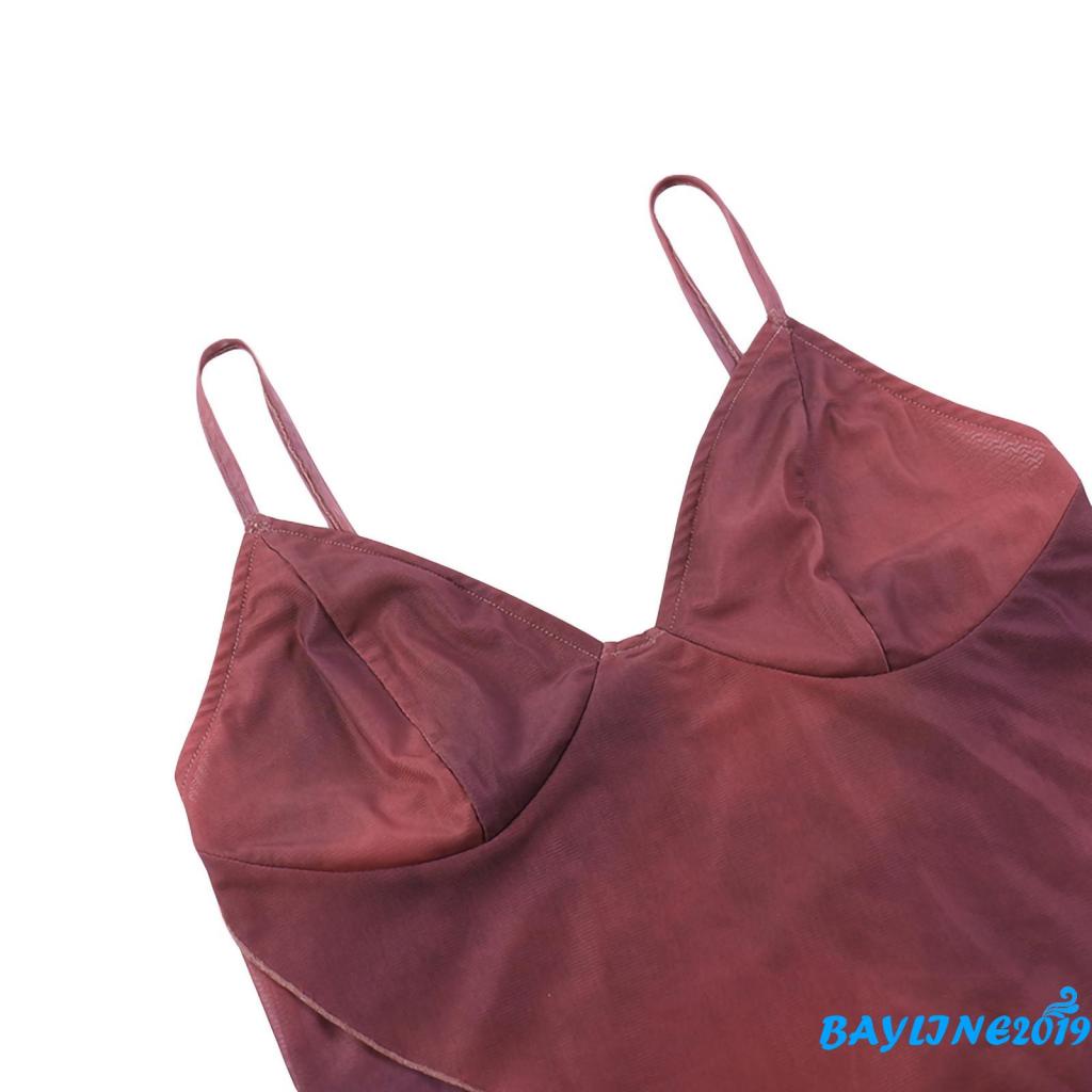 Áo Lửng Hai Dây Cổ Chữ V Hở Lưng In Họa Tiết Thời Trang Mùa Hè Cho Nữ