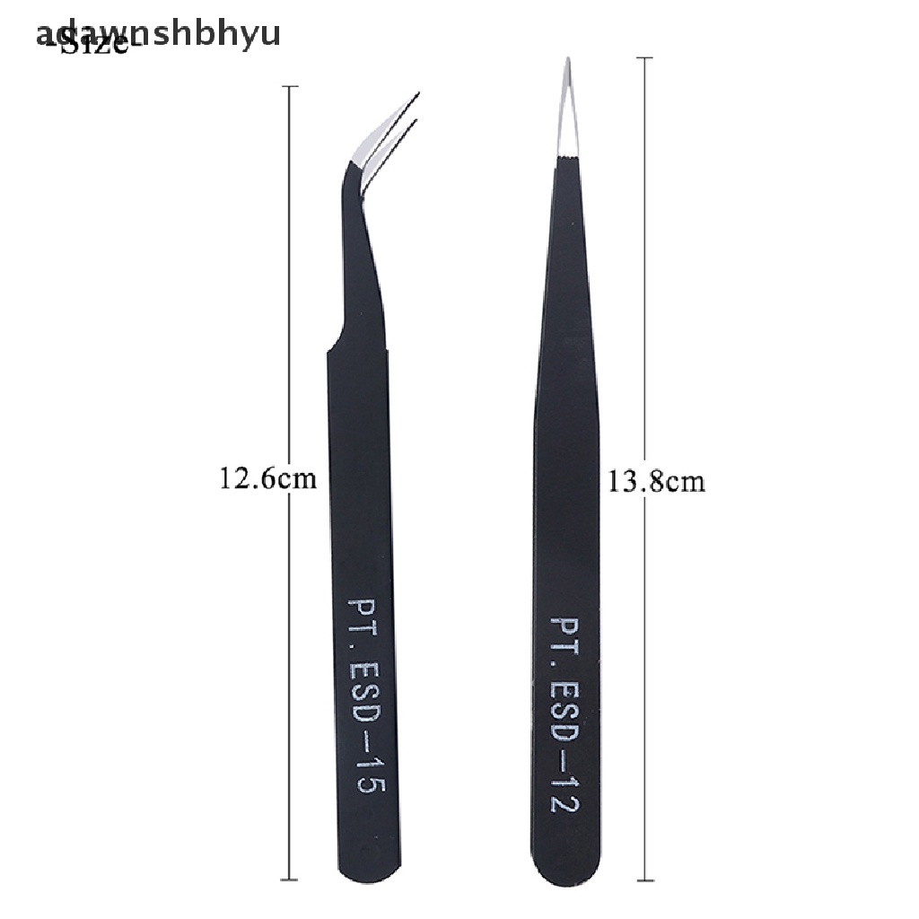 1 Nhíp Chống Tĩnh Điện ESD-12 / 15 Bằng Thép Không Gỉ