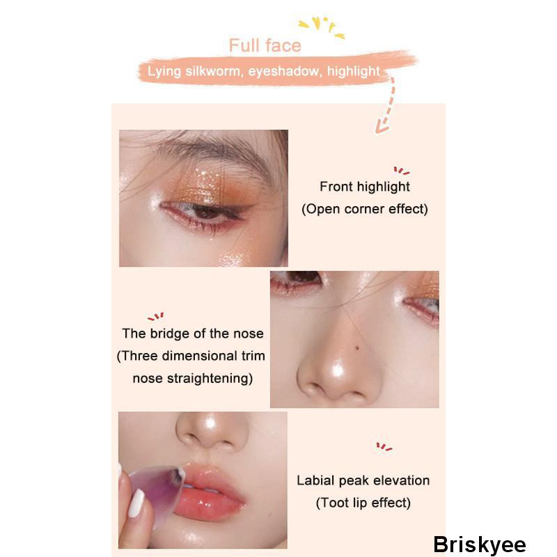 🎶Phấn mắt bắt sáng màu trắng nhũ ánh ngọc trai lâu trôi chống thấm nước