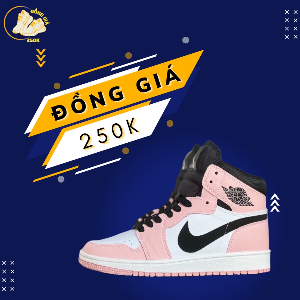 Giày thể thao Jordan nữ cổ cao màu hồng đen chuẩn 11 Full Box - Giày Ulzzang Jordan cao cổ nữ đi học đi chơi