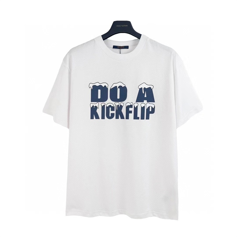 Áo Thun Cotton Tay Ngắn Cổ Tròn In Chữ Plus Size Unisex