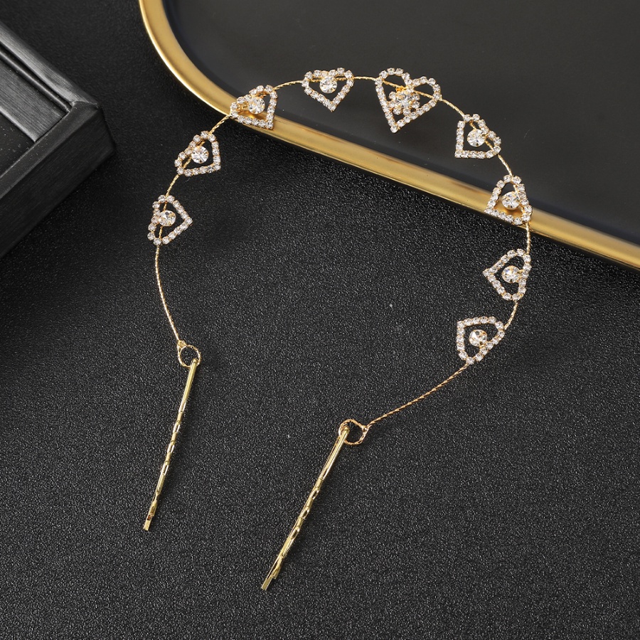 Băng Đô Cài Tóc Hình Hoa Đính Kim Cương Giả Kiểu Hàn Quốc Cho Nữ