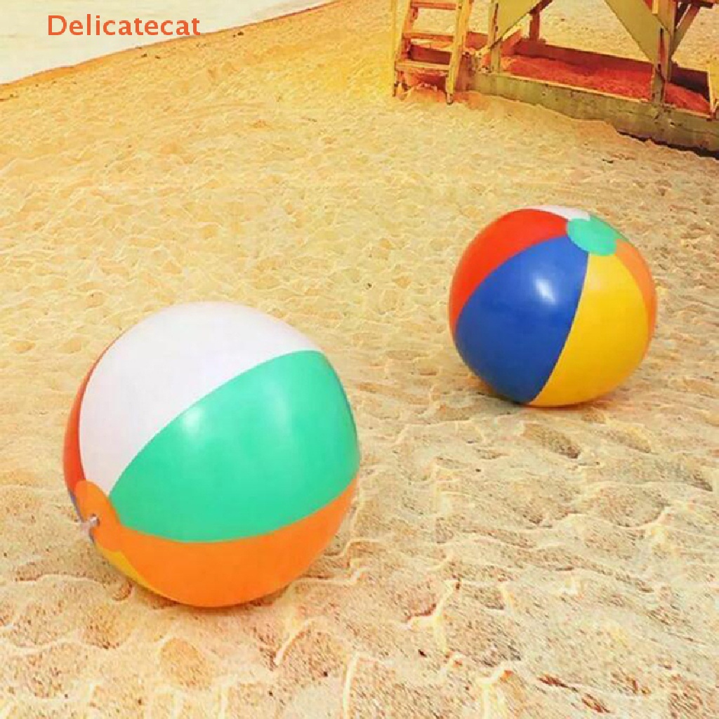 1 Quả Bóng Bơm Hơi Bằng PVC Cho Bé Chơi Khi Đi Biển