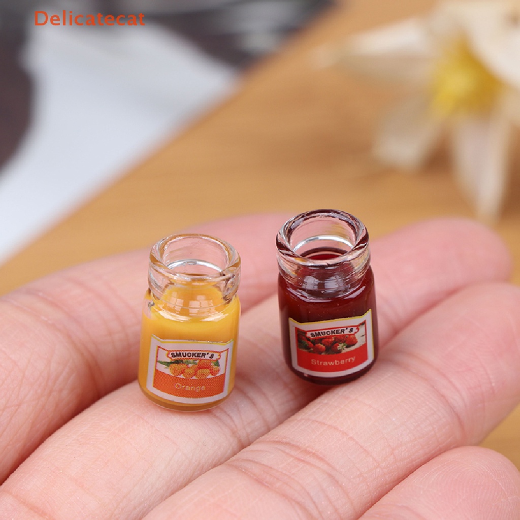 [Tinh Tế] 2 Món Đồ Chơi Búp Bê 1: 12 Sốt Dâu Tây jam Mật Ong mini