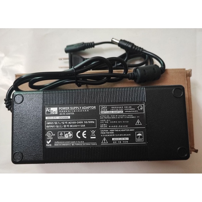 Adapter ACBEL nguồn 24V-5A (Dùng cho Camera PTZ, máy lọc nước, thiết bị dùng điện 24V...)