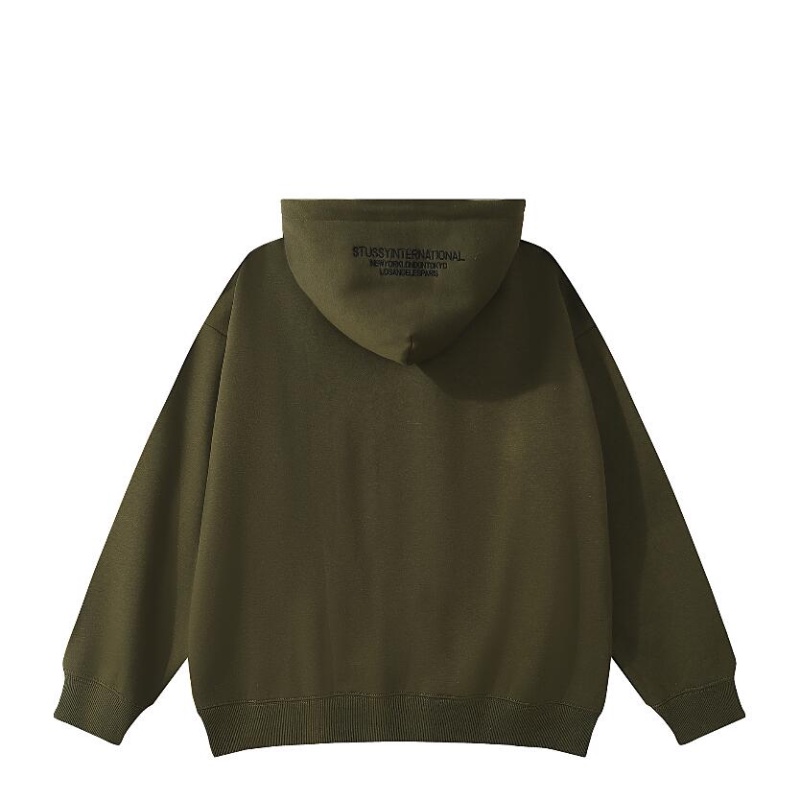 ❤❀  ❤ Áo Thun In Hình Stus-s Cá Tính Hợp Thời Trang-------Áo Hoodie Cotton Tay Dài Thêu Họa Tiết Độ Chính Xác Cao Thời Trang Đường Phố