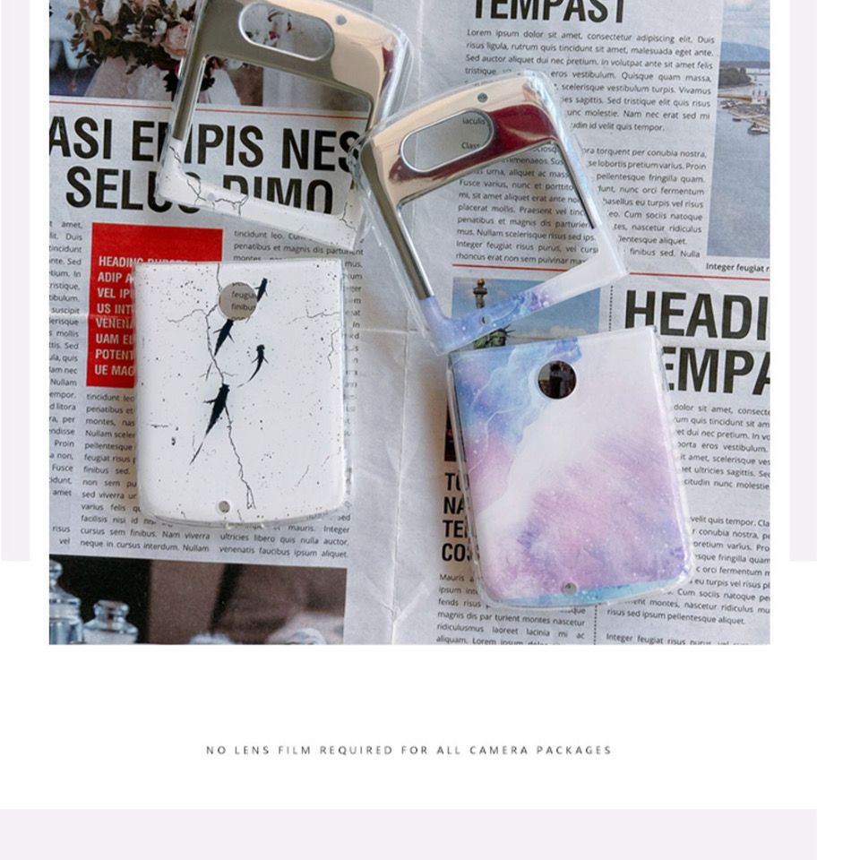 Ốp Điện Thoại Họa Tiết Hoạt Hình Có Thể Gập Lại Cho Motorola Razr 5G