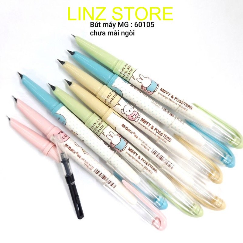 Bút máy tập viết MG siêu nhẹ, ngòi tròn viết êm trơn. Linzstore89
