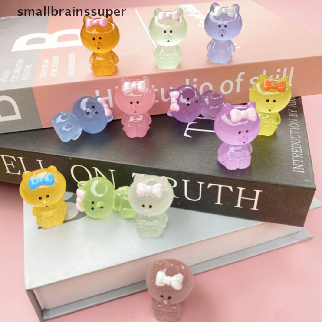 Bộ 5 Mô Hình Búp Bê Đồ Chơi Mini Phát Sáng Trong Bóng Tối Trang Trí Tiểu Cảnh Craf SBS