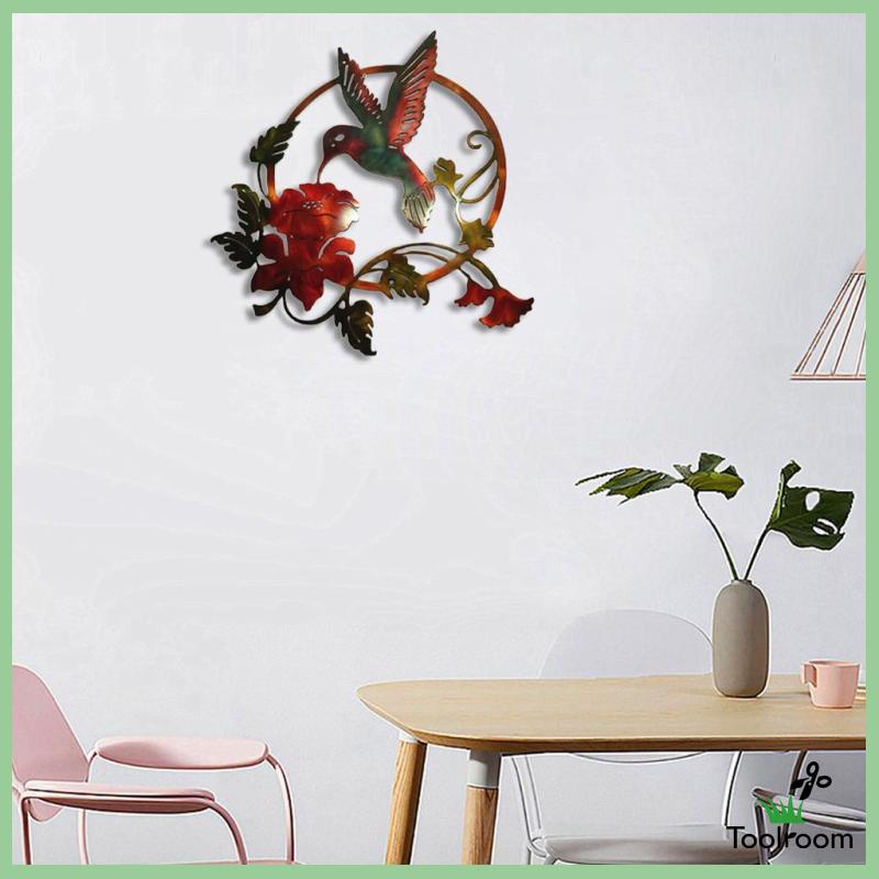 Set 2 Bức Tượng Chim Điêu Khắc Treo Tường Trang Trí Sân Vườn