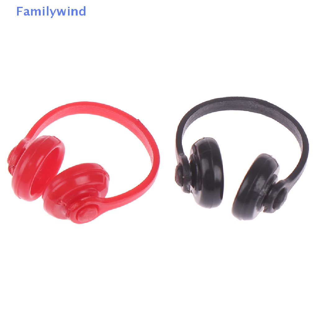 Set 2 Tai Nghe Không Dây Bằng Nhựa 1: 12 Trang Trí Nhà Búp Bê