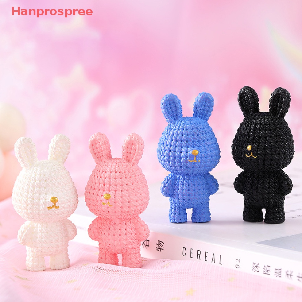 1 Đồ trang trí Thỏ Trang Trí Tiểu Cảnh Năm Mới Tỷ Lệ 1: 12