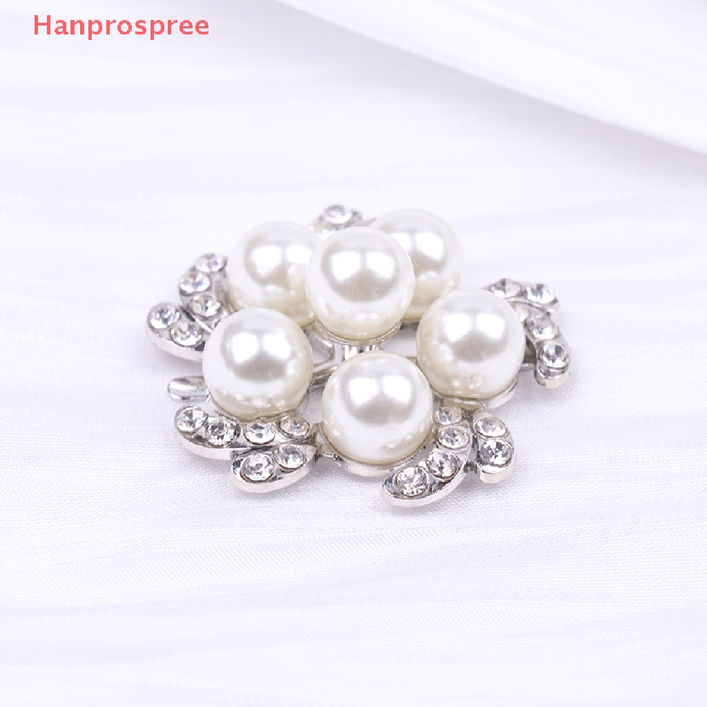 Hanprospree > 1 Kẹp Khóa Giày Cao Gót Đính Ngọc Trai Trang Trí Dành Cho Bạn Nữ