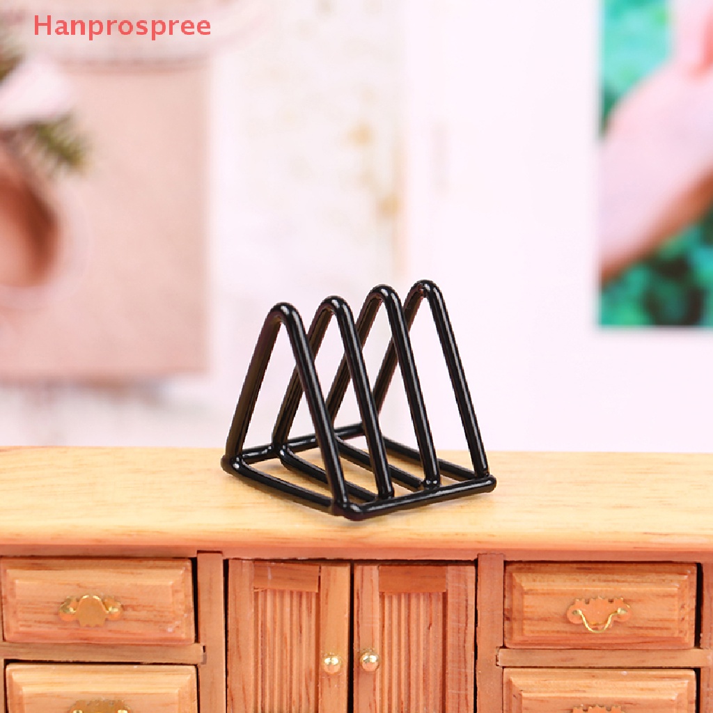 Kệ Đựng Sách Hình Tam Giác Trang Trí Nhà Búp Bê Tỉ Lệ 1: 12