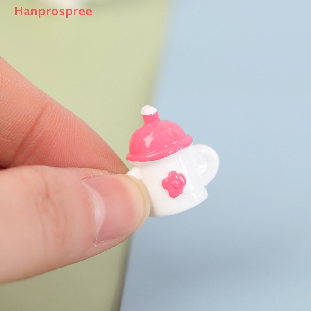 Set 10 Bình Sữa Em Bé Mini Bằng Nhựa Resin Tỉ Lệ 1: 12 Trang Trí Nhà Búp Bê