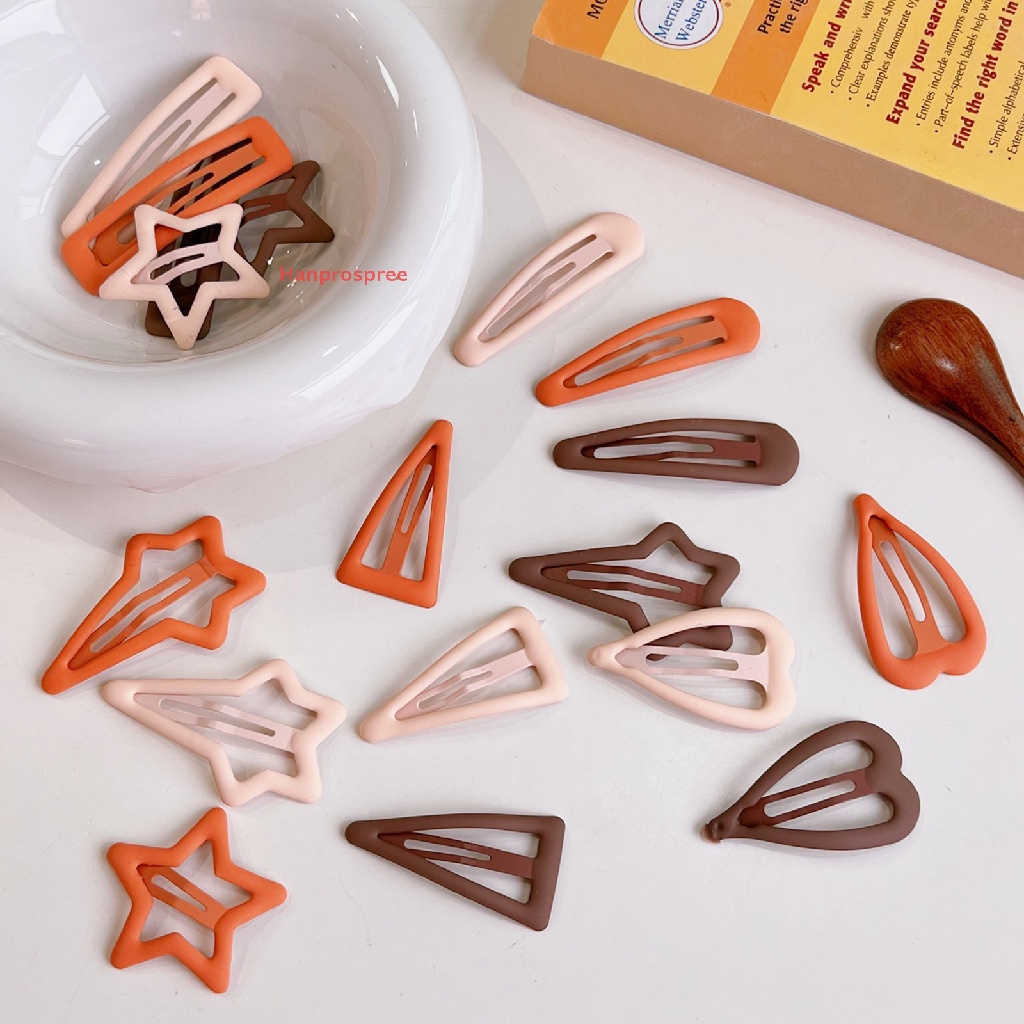 1 Bộ Kẹp Tóc Hình Ngôi Sao Đính Kim Sa Màu Sắc Ngọt Ngào Cho Bé Gái