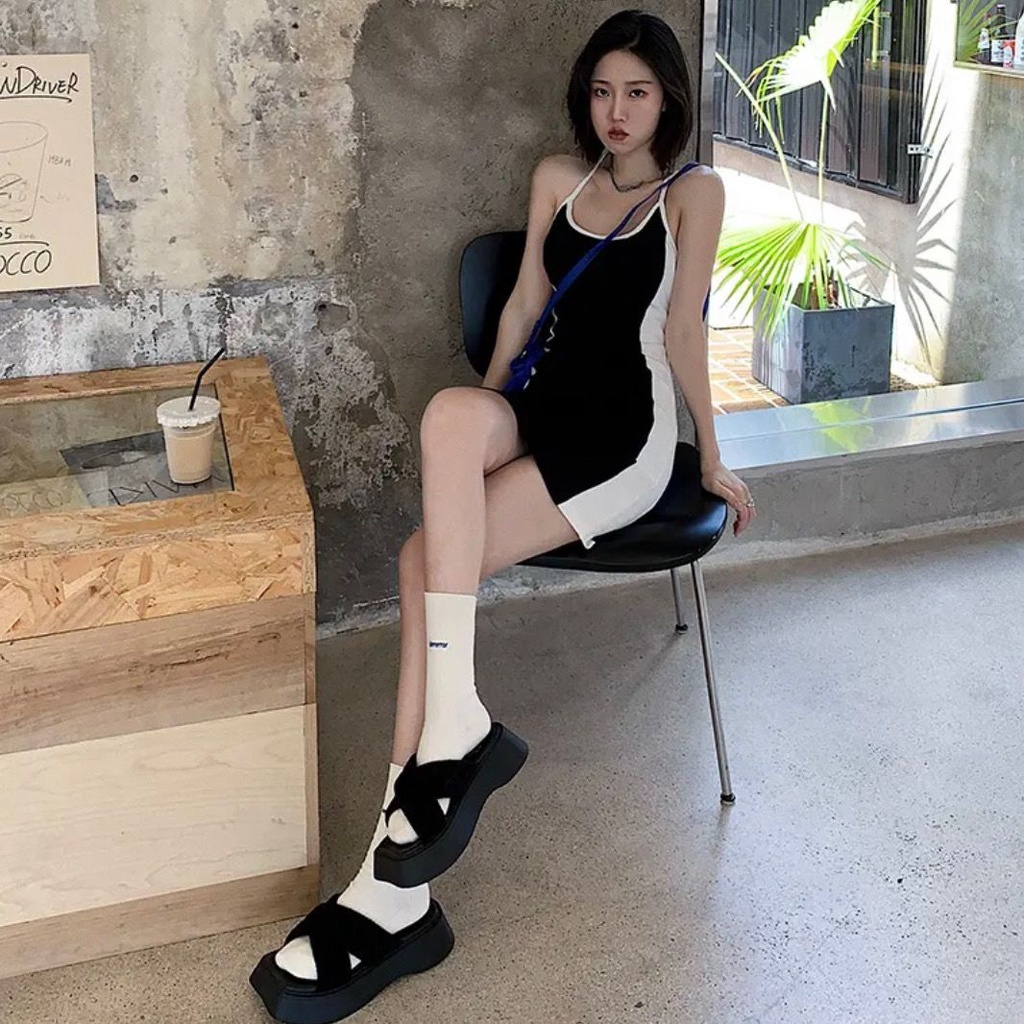 Đầm Hai Dây Ôm Dáng Thời Trang Dành Cho Nữ