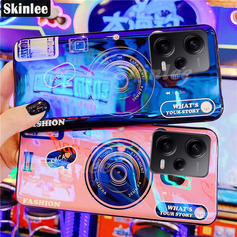 XIAOMI Ốp Điện Thoại Silicon Chống Sốc Hình Máy Ảnh Cho Redmi Note 12 Pro Plus 4G Note12 Pro