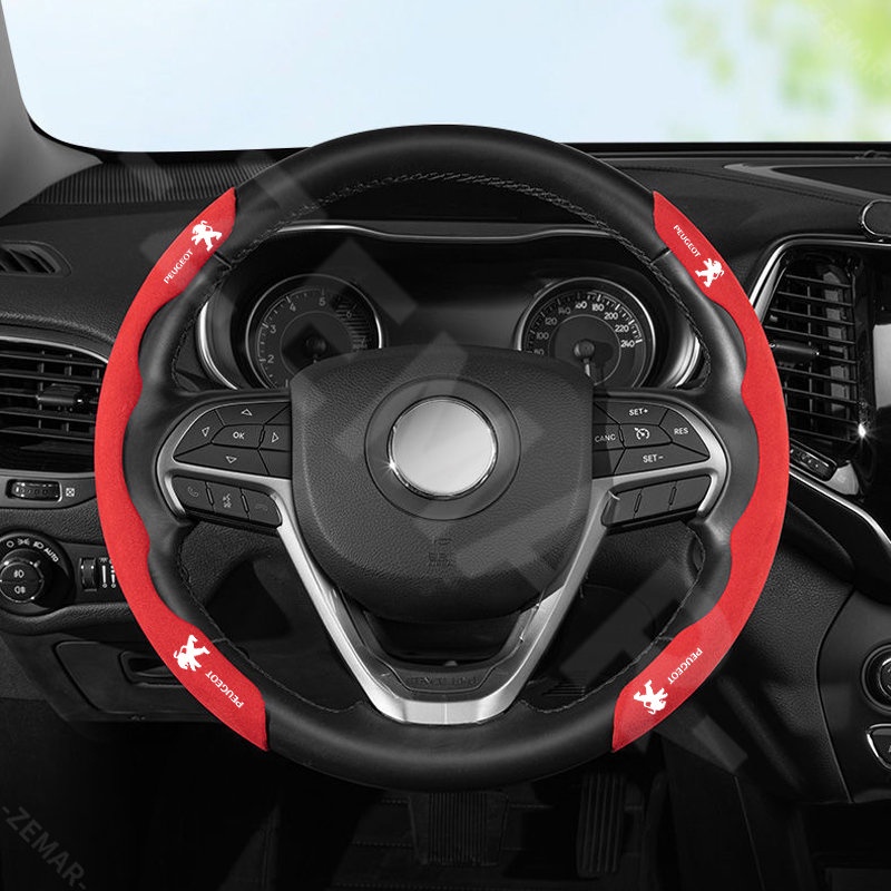 Vỏ Bọc Vô Lăng Xe Hơi Peugeot 206 208 207 307 308 2008 3008 508 408 5008 406 Chống Trượt Thấm Hút Mồ Hôi