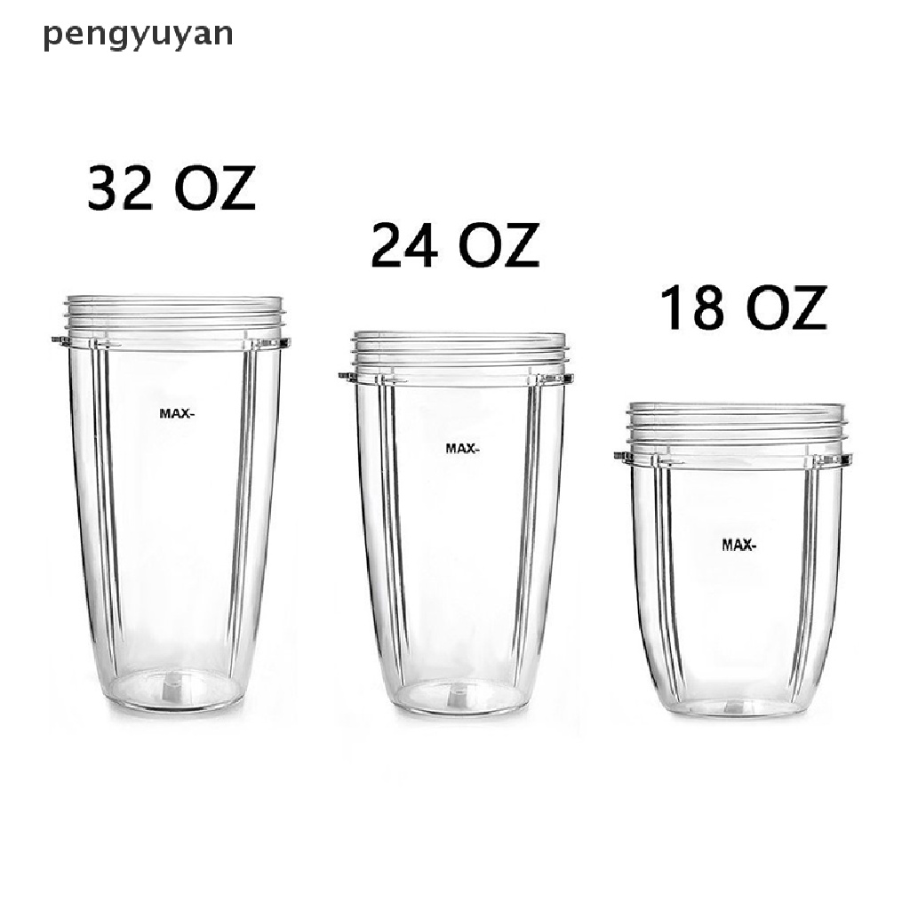 Cốc Xay Sinh Tố Thay Thế 18 / 24 / 32oz Cho Nutri 600W NutriBullet Pro 900