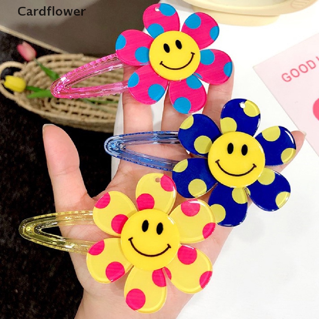 Kẹp Tóc Hình Hoa Hướng Dương Màu Sắc Ngọt Ngào Cho Nữ
