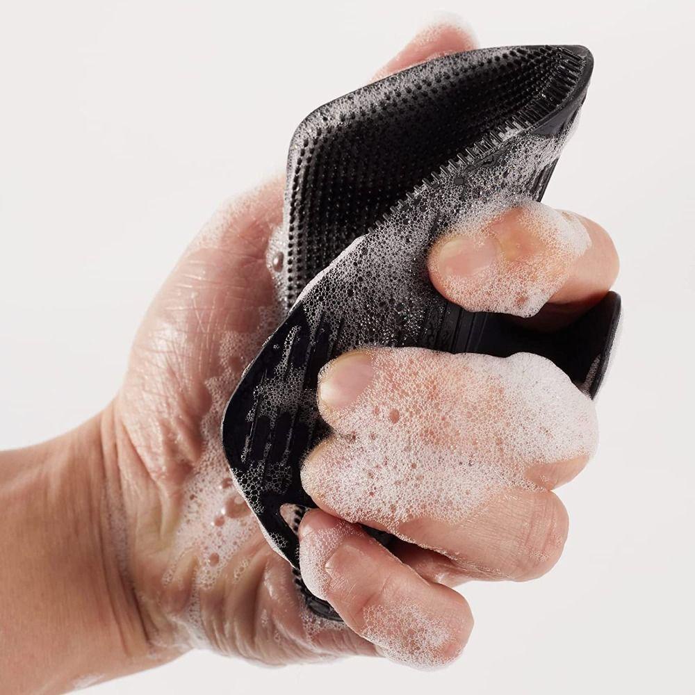 Bàn Chải Tắm Tẩy Tế Bào Chết Toàn Thân Bằng Silicone Kèm Móc Treo Tiện Dụng