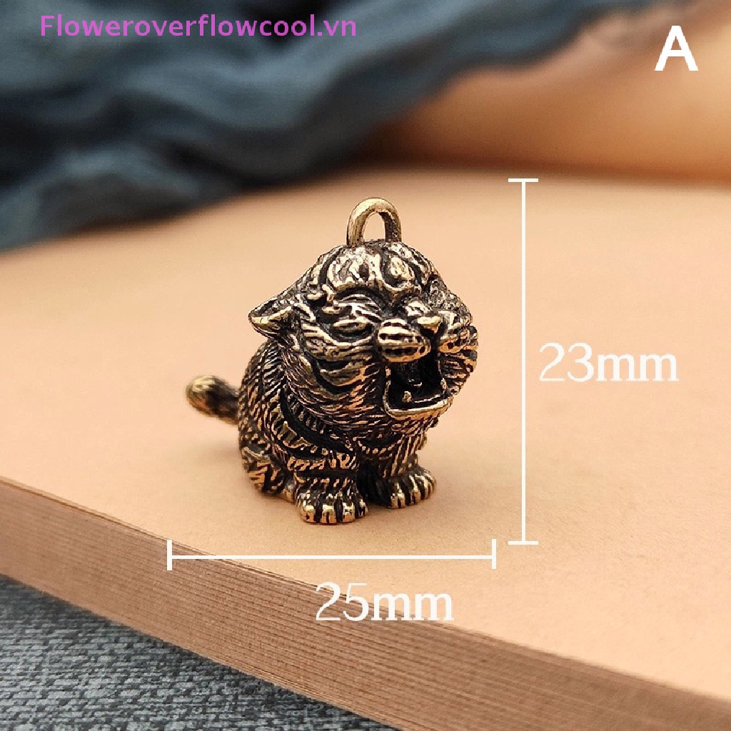 Móc Khóa Hình Hổ Bằng Đồng Thau DIY