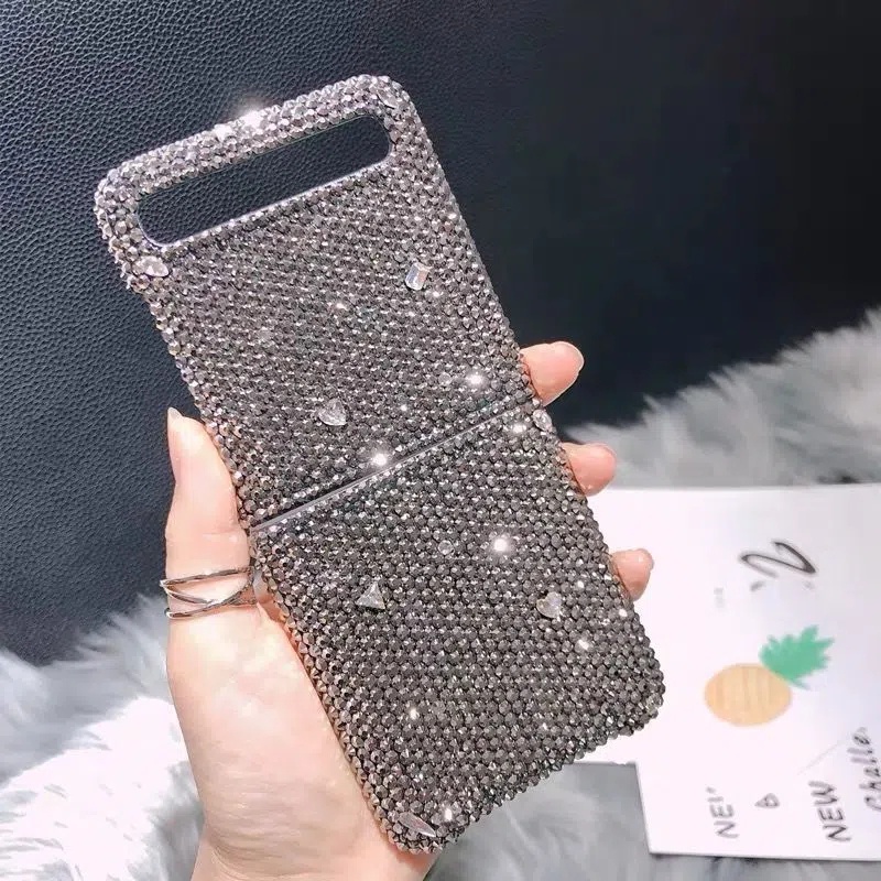 Ốp Điện Thoại Nắp Gập Đính Đá Lấp Lánh Thời Trang Dành Cho Samsung Galaxy Z Flip 4 / Samsung Galaxy Z Flip 3