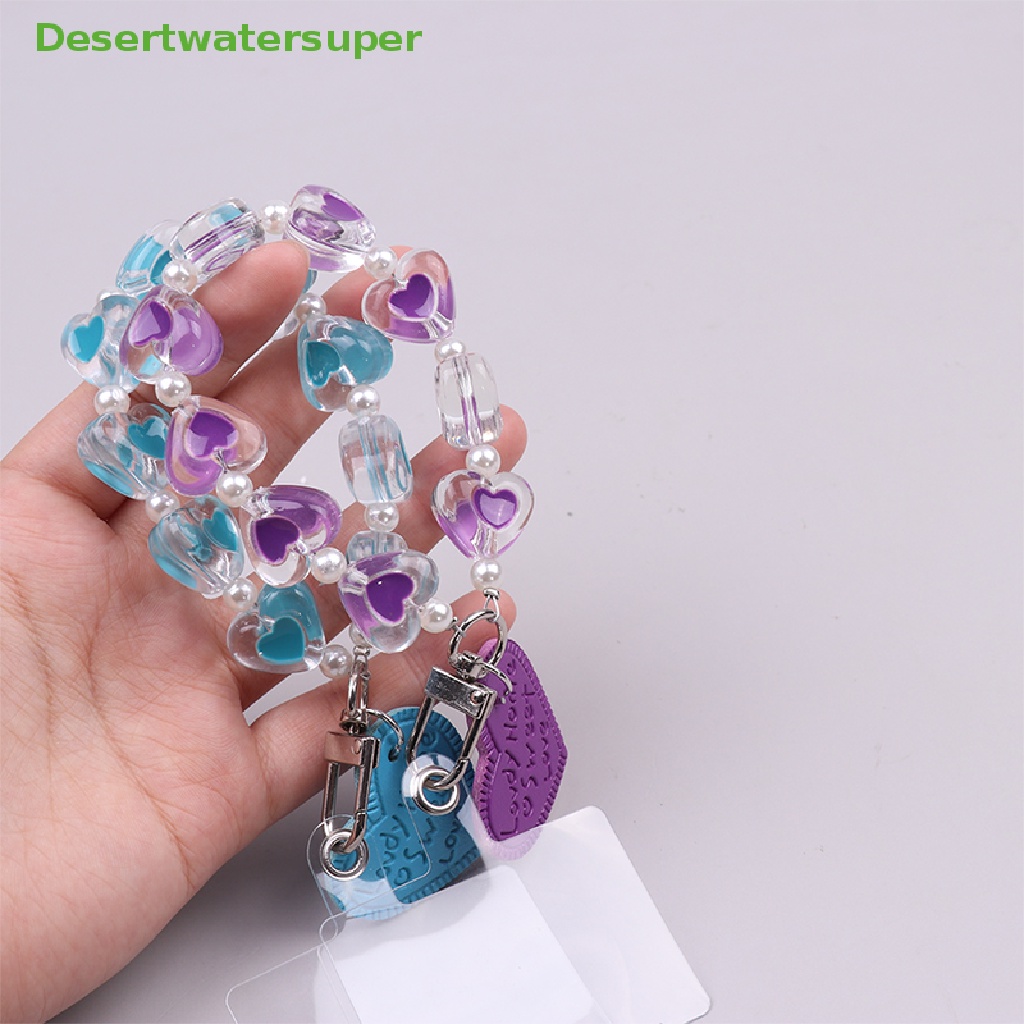 Vòng Đeo Tay Chống Thất Lạc Hình Trái Tim Pha Lê Cho Điện Thoại