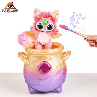 Hộp đựng đồ chơi nhồi bông thần kỳ + đũa thần kỳ bằng nhựa resin