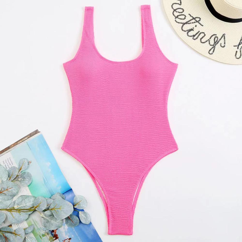 Đồ Bơi Một Mảnh Hở Lưng Màu Trơn Dạ Quang Size S-XXL DGA1