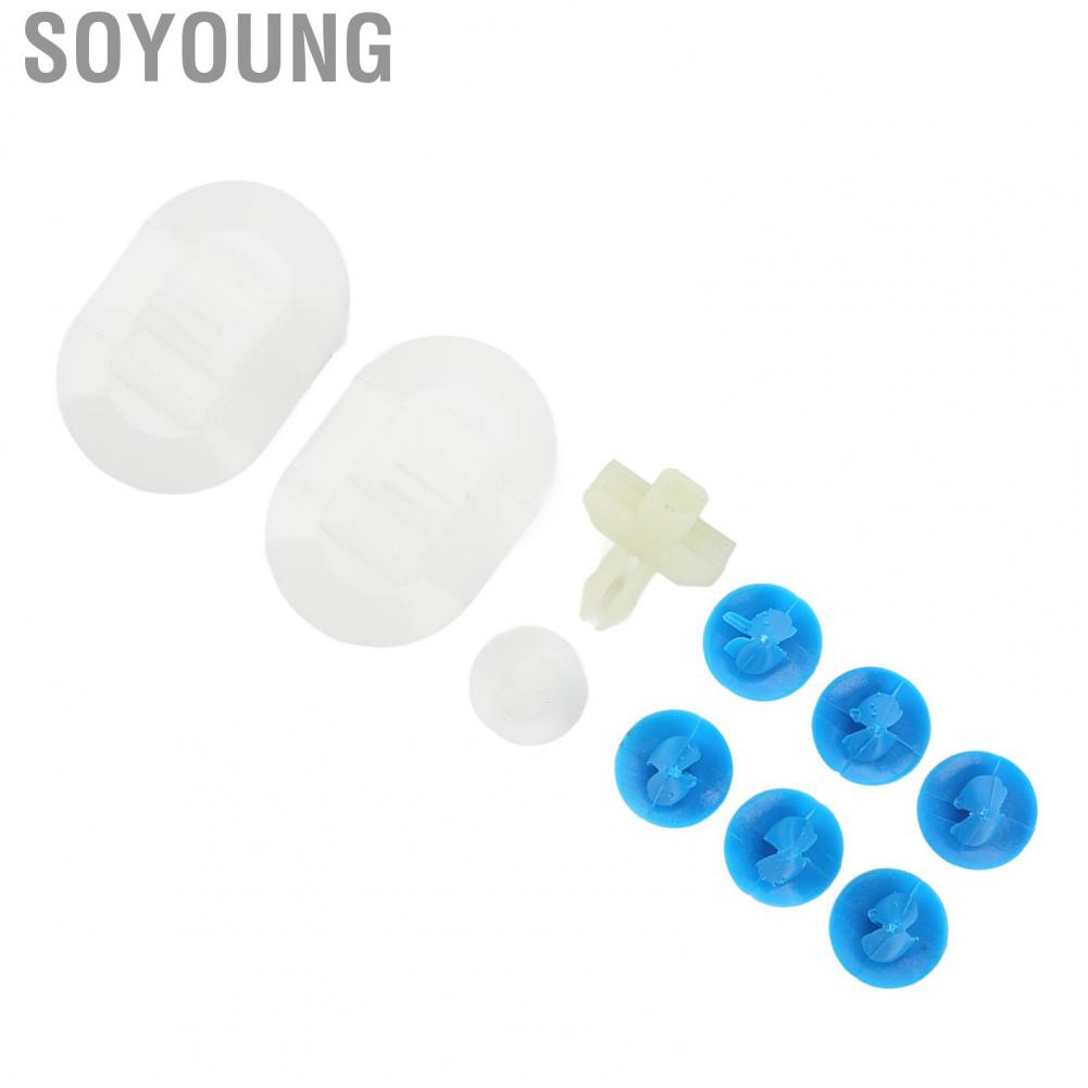 Soyoung Side Skirt Fixing Clip Set  Car Fastener Clips Easy Carry Compact Structure High Strength for Vehicle