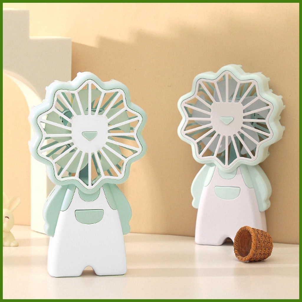 Quạt Mini Cầm Tay 3 Tốc Độ Điều Chỉnh Được Thiết Kế Dễ Thương
