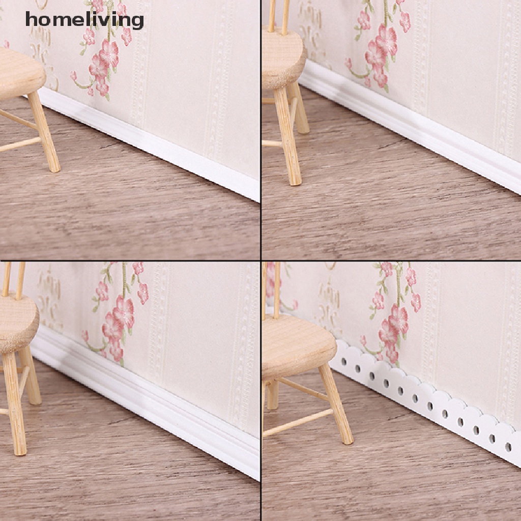 Set 8 Đường Viền Gỗ 1: 12 / 45cm Trang Trí Nhà Búp Bê