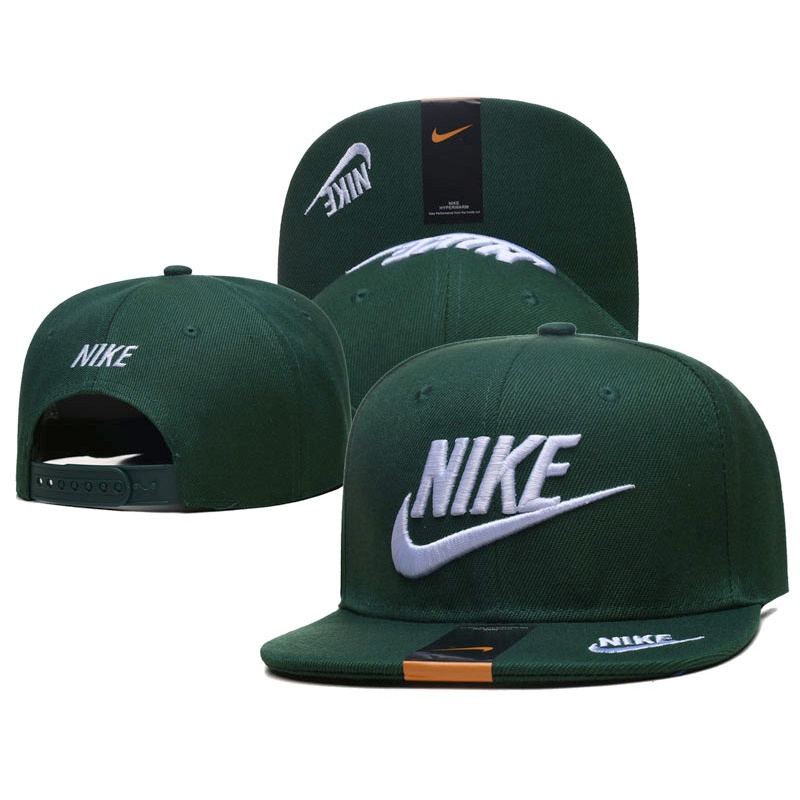 Nón Lưỡi Trai Nike Thời Trang Hip Hop Đường Phố Cá Tính Cho Nam Nữ Màu Đen