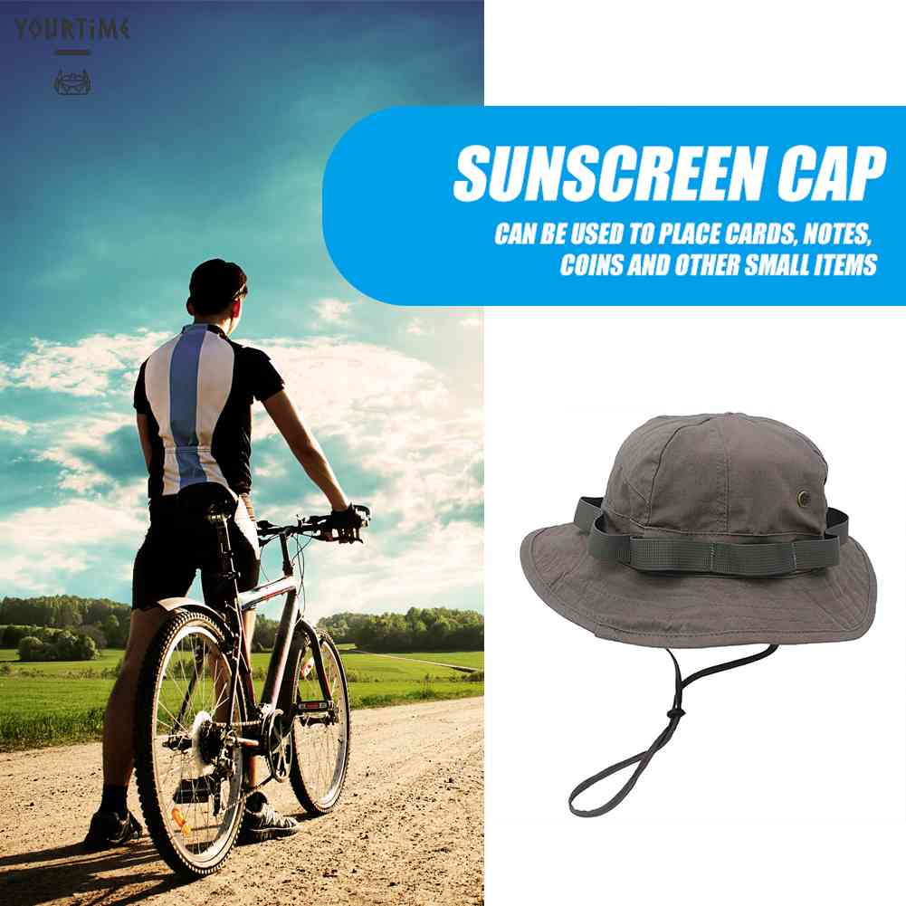 Nón Tai Bèo Chống Tia UV Bằng Vải Cotton Thoáng Khí Gấp Gọn Được Dành Cho Nam