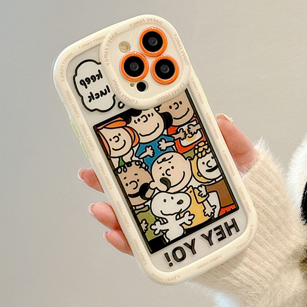 Ốp Điện Thoại TPU Dẻo Họa Tiết Hoạt Hình Snoopy Dễ Thương Cho IPhone 11 12 13 14 Pro Max