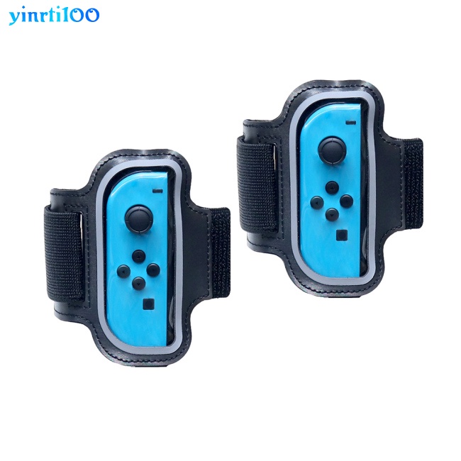 Set 2 Dây Đeo Tay Co Giãn Điều Chỉnh Được Cho Tay Cầm Chơi Game Switch Joy-con