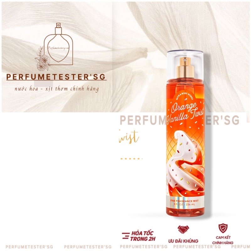 Xịt Thơm Toàn Thân Bath & Body Works ORANGE VANILLA TWIST -𝒑𝒆𝒓𝒇𝒖𝒎𝒆𝒕𝒆𝒔𝒕𝒆𝒓