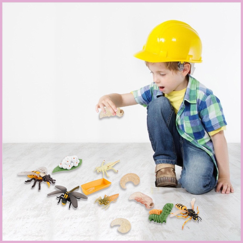 Set 12 Tượng Côn Trùng Đồ Chơi Cho Bé