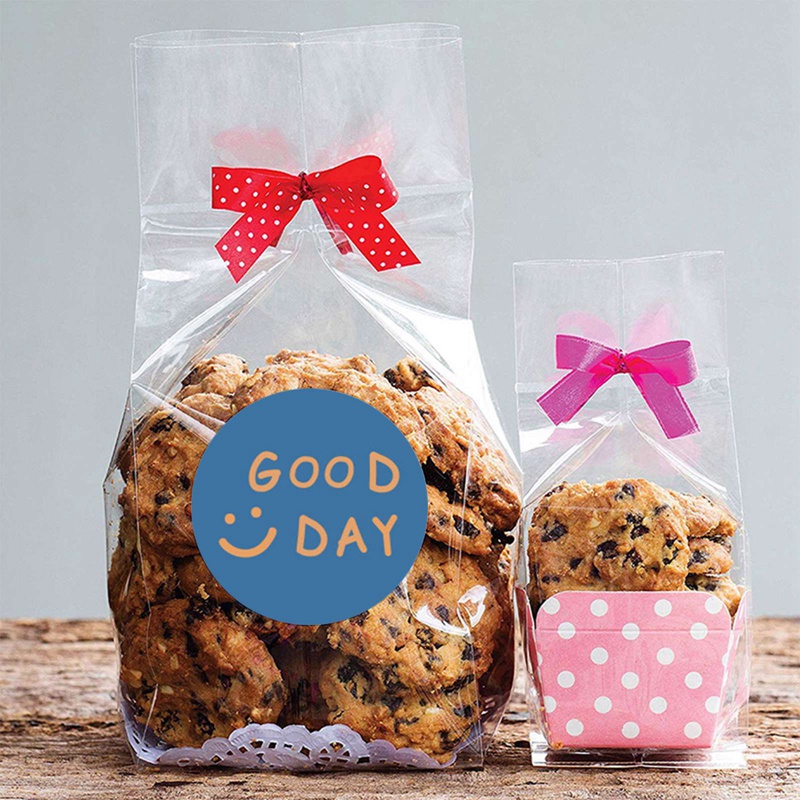 Cuộn 500 Miếng Dán Họa Tiết Hoạt Hình Thank You Sitckers Dễ Thương Trang Trí Sổ Tay