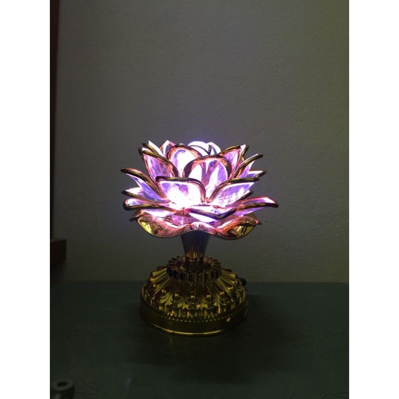 Đèn thờ hoa sen đổi màu đèn led loại 1 VHMART10